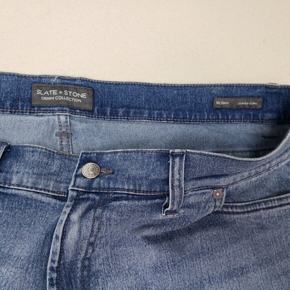 Slate & Stone Denim Collection Men's Sloan Standard Slim Jeans 38/32 EXCELLENT!! - Picture 5 of 8